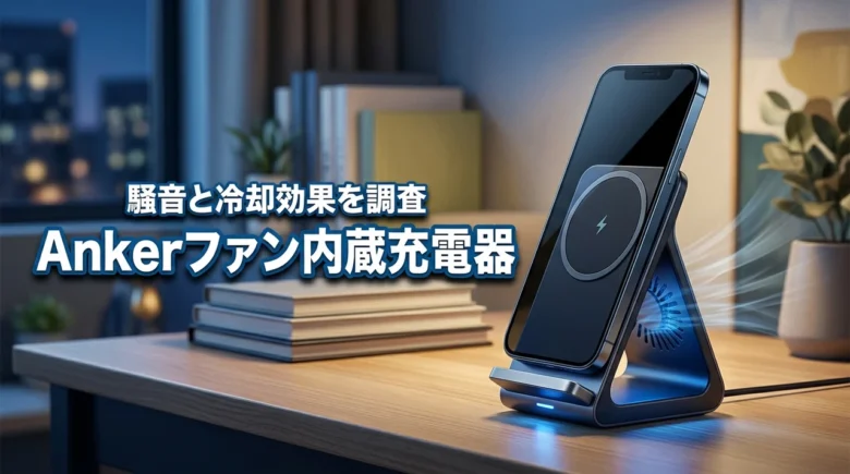 Ankerのファン内蔵ワイヤレスUSB充電器はうるさい？気になる口コミと冷却効果を調査