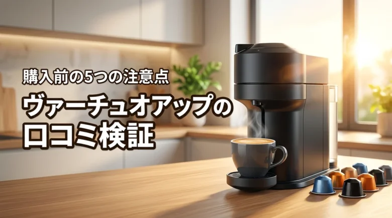 ネスレネスプレッソヴァーチュオアップの口コミを検証！5つの注意点
