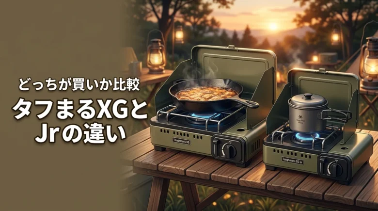 ソロかファミリーか？タフまるXGとタフまるXG Jrの違いを比較しどっちが買いか